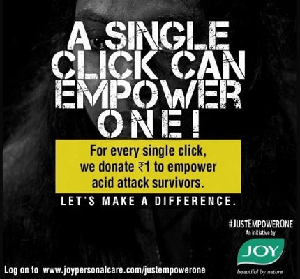 JOY Personal Care Empowers Acid Attack Survivor with #JustEmpowerOne