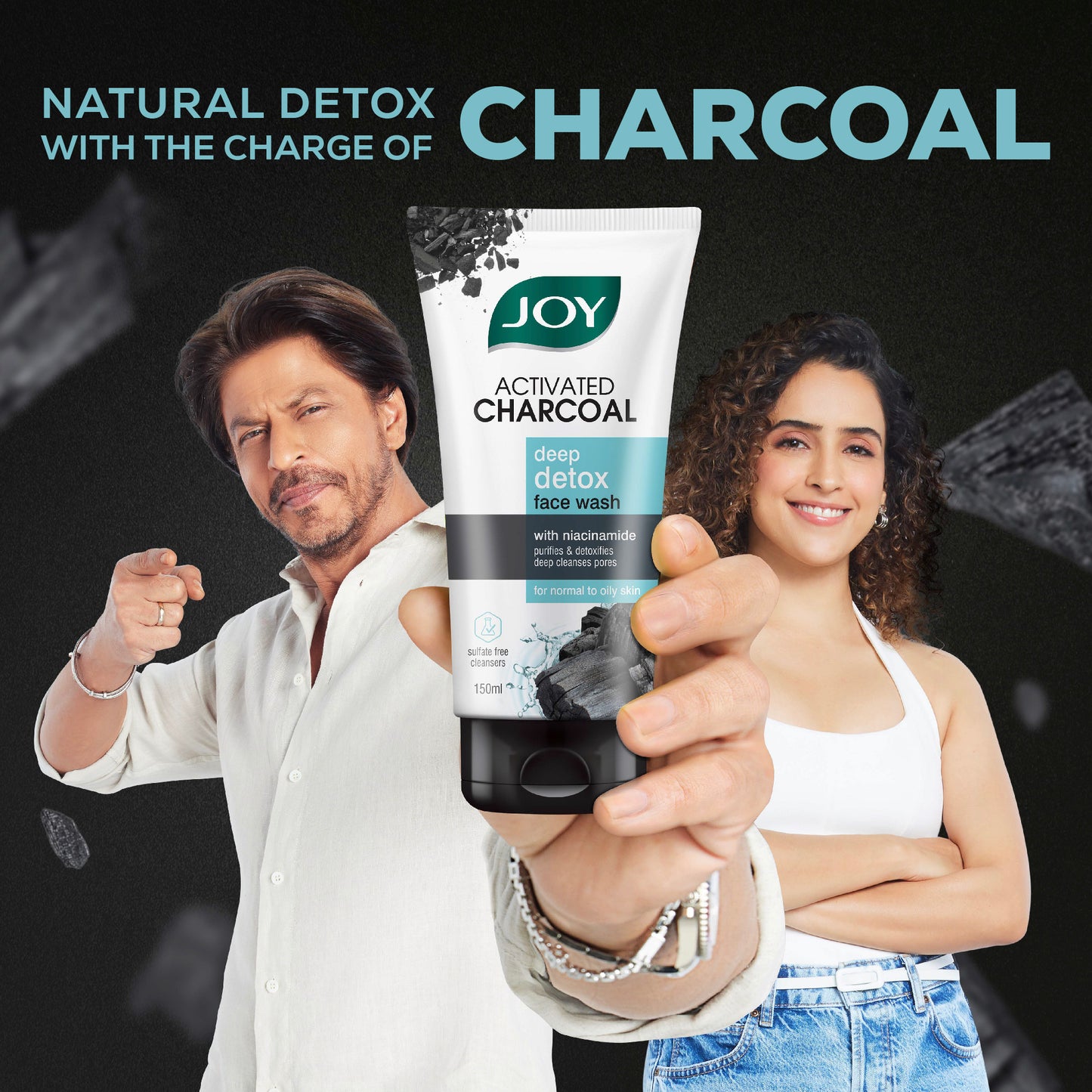 Activated Charcoal Skin Purifying + Deep Detox Face Wash