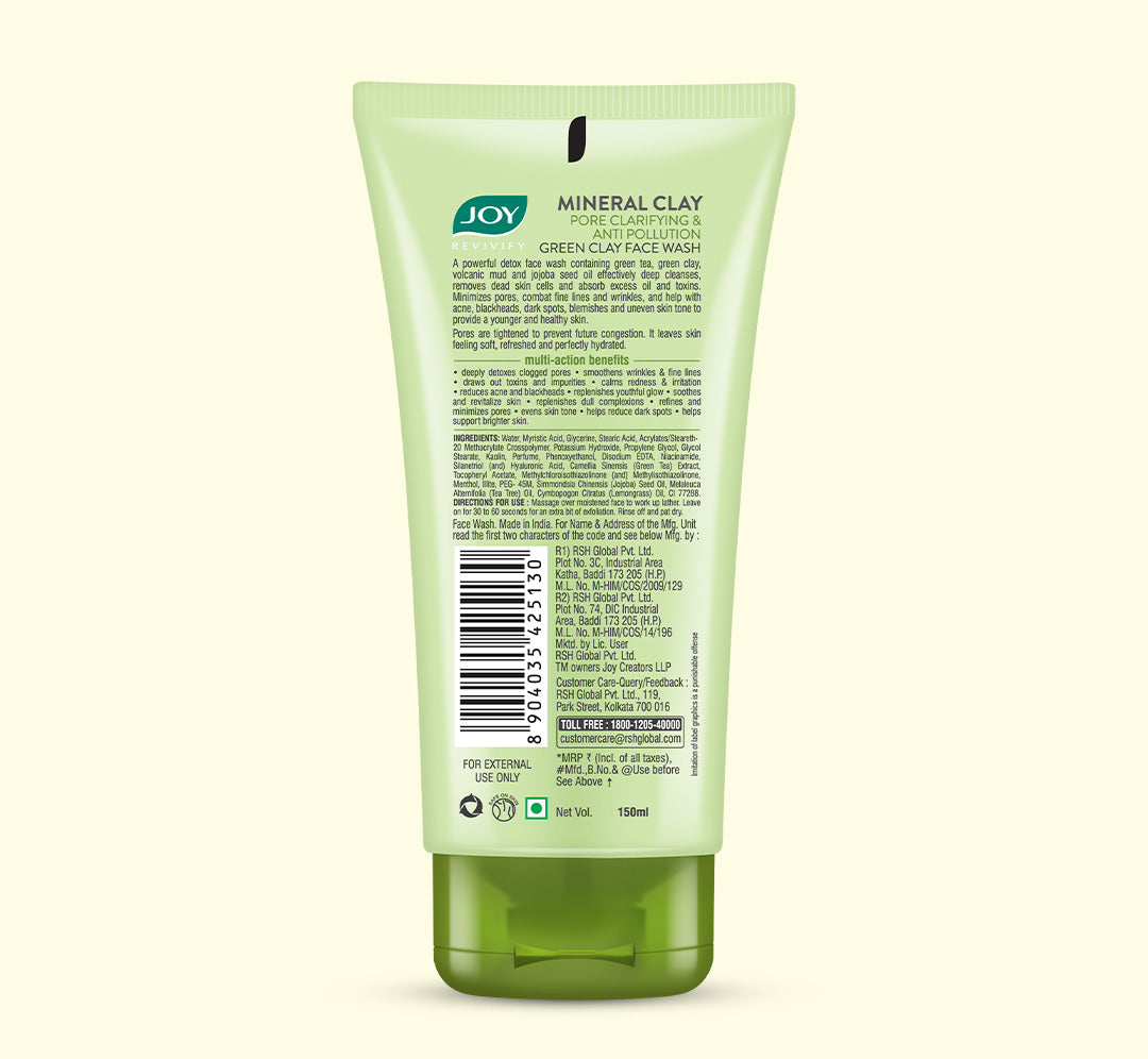 Mineral Clay Pore Clarifying Face Wash