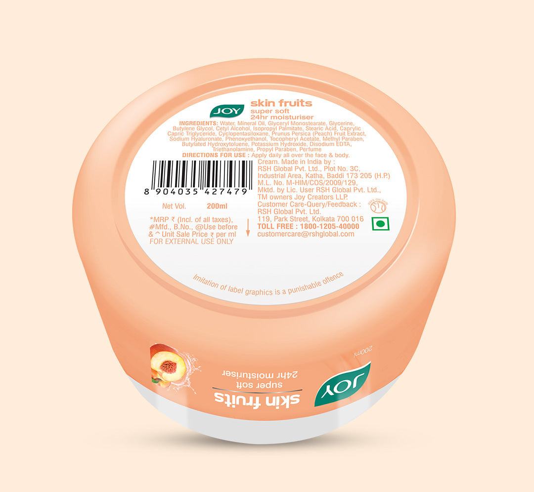 Skin Fruits Peach Super Soft 24 Hour Moisturizer Cream