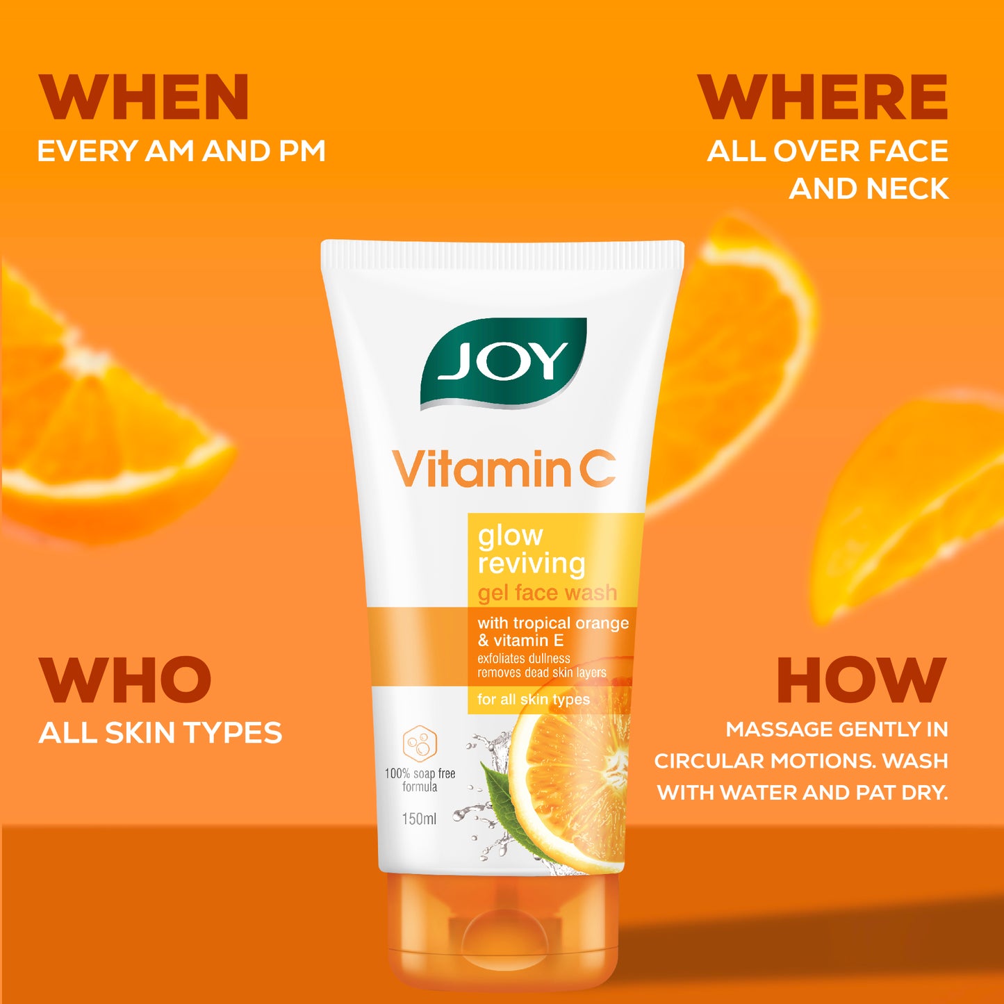 Vitamin C Glow Reviving + Dullness Exfoliating Face Wash