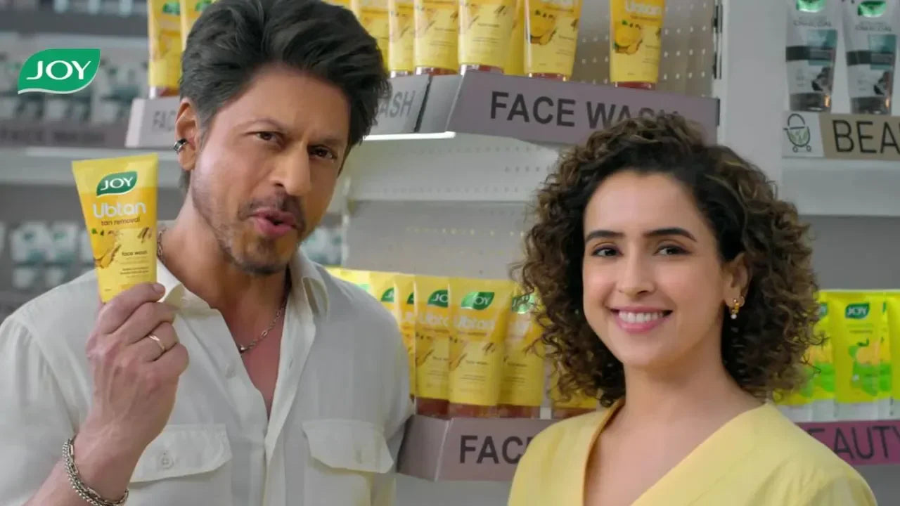 Joy Personal Care launches Ubtan Face Wash TVC with Shah Rukh Khan & Sanya Malhotra