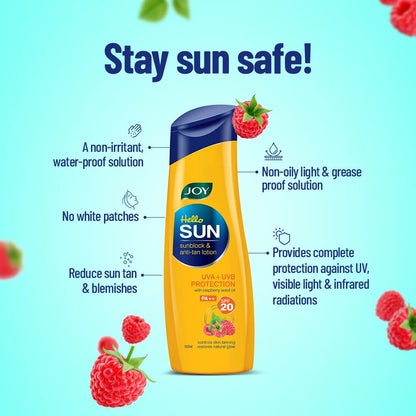 Sunblock & Anti-Tan Sunscreen Body Lotion SPF 20 PA++