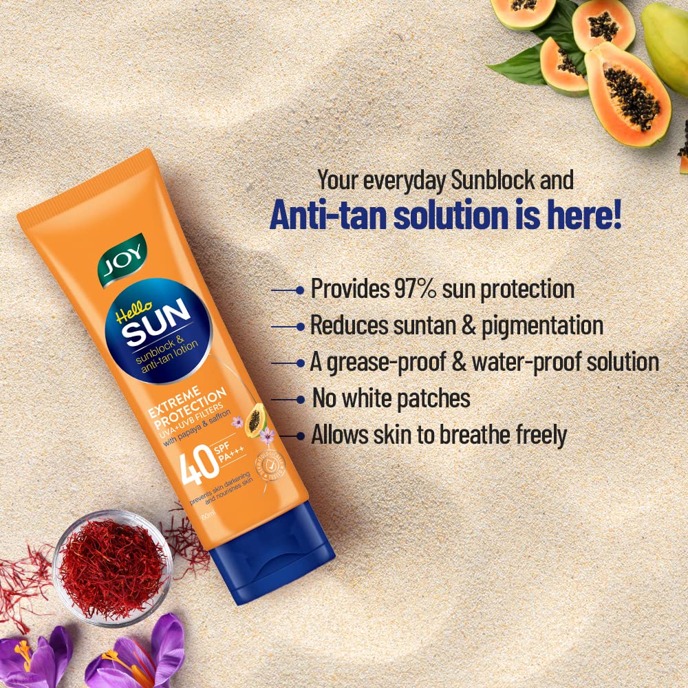 Sunblock & Anti-Tan Sunscreen SPF 40 PA+++