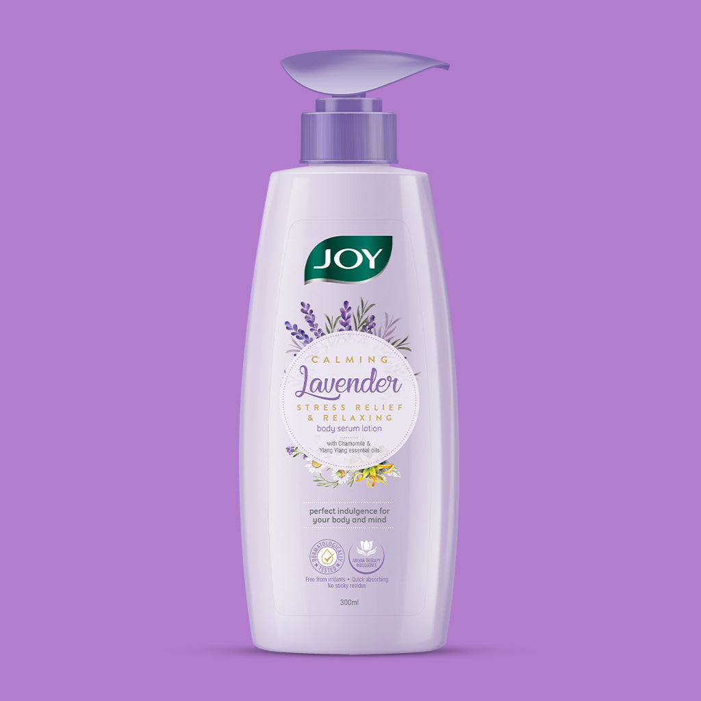 Calming Lavender Stress Relief + Relaxing Body Serum Lotion