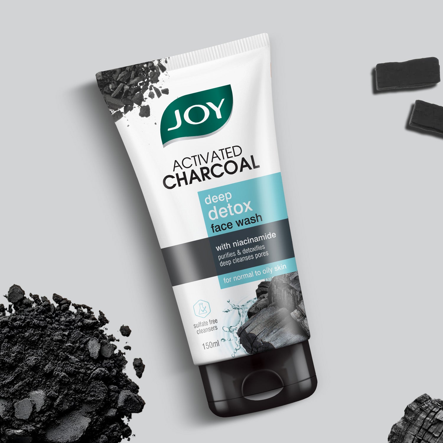 Activated Charcoal Skin Purifying + Deep Detox Face Wash