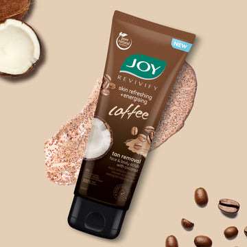 Skin Refreshing + Energizing, Anti-Pollution  Coffee Gel Scrub
