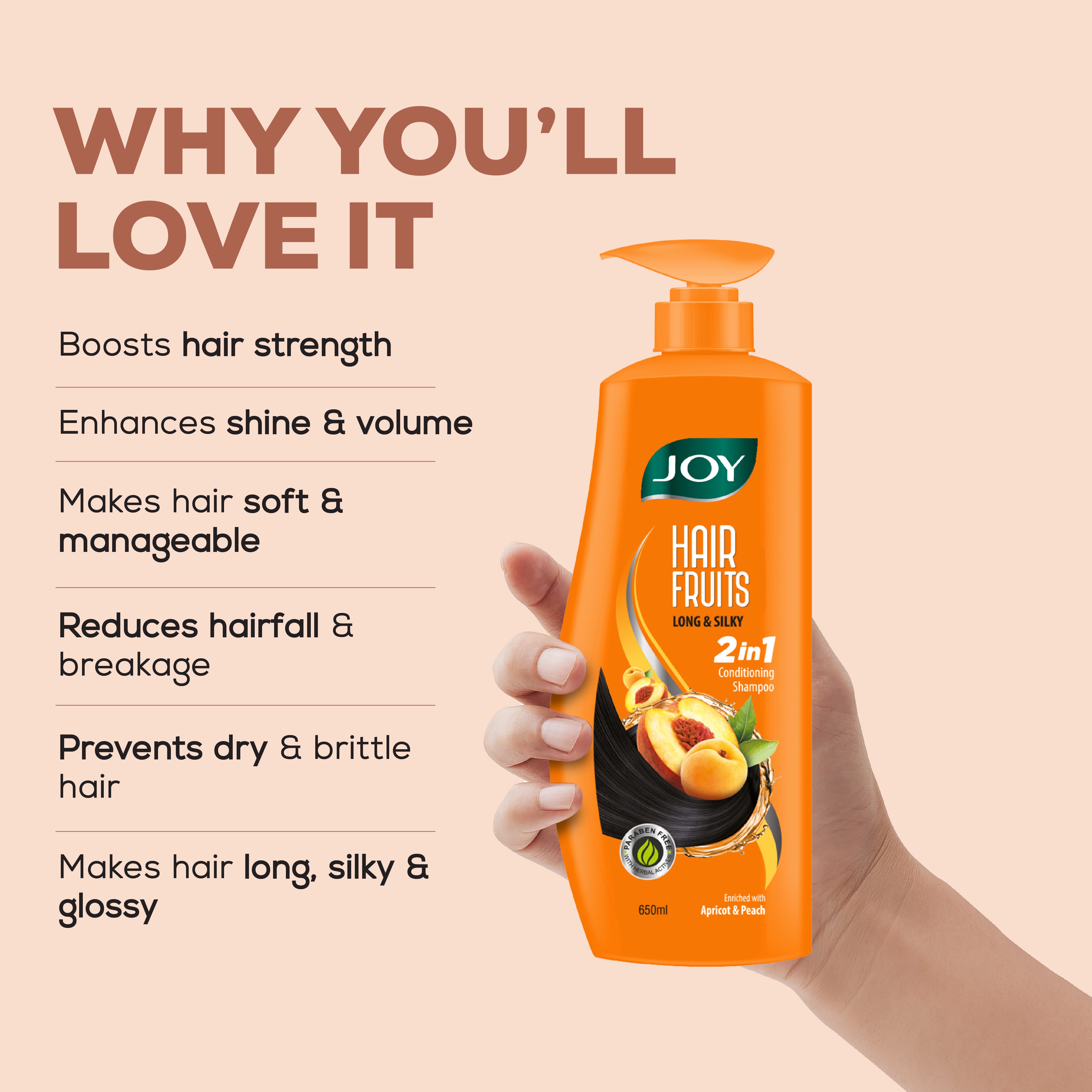Hair Fruits Long & Silky Conditioning Shampoo – Joy Personal Care
