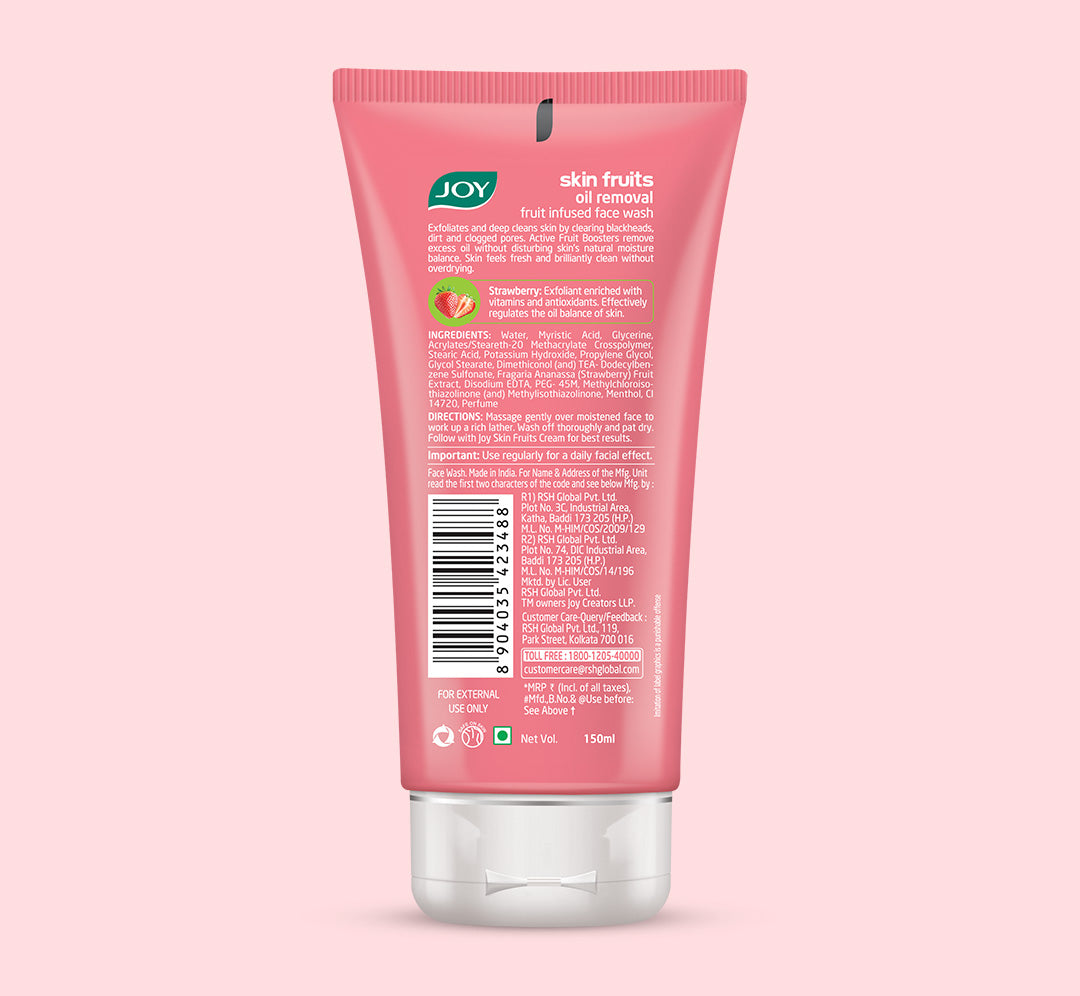 Skin Fruits Oil Control Strawberry Face Wash