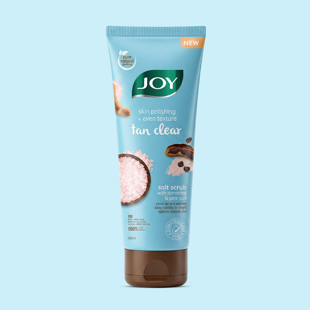 Skin Polishing + Even Texture, Tan Clear Salt Scrub