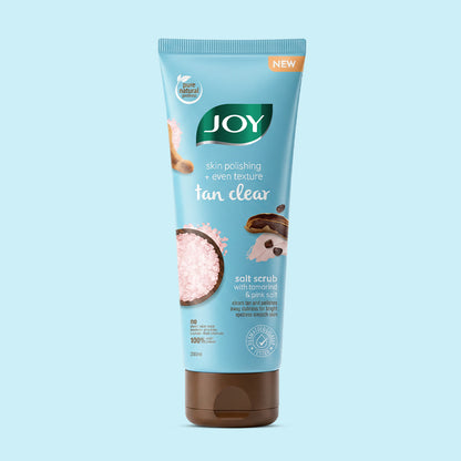 Skin Polishing + Even Texture, Tan Clear Salt Scrub