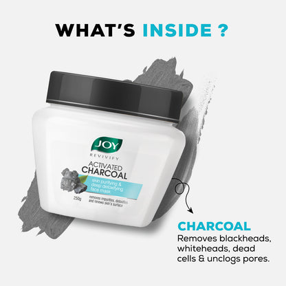 Activated charcoal Skin purifying + Detox face mask