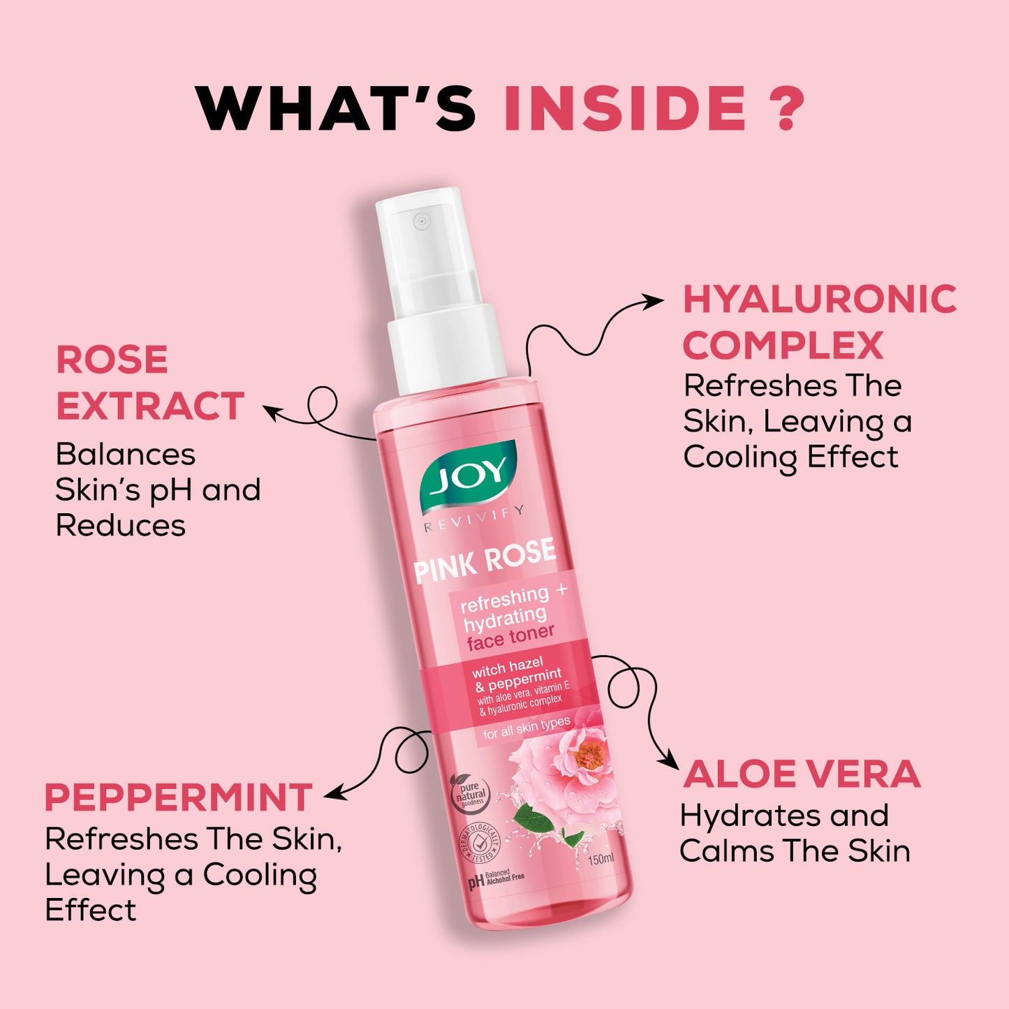 Pink Rose Refreshing + Hydrating Toner