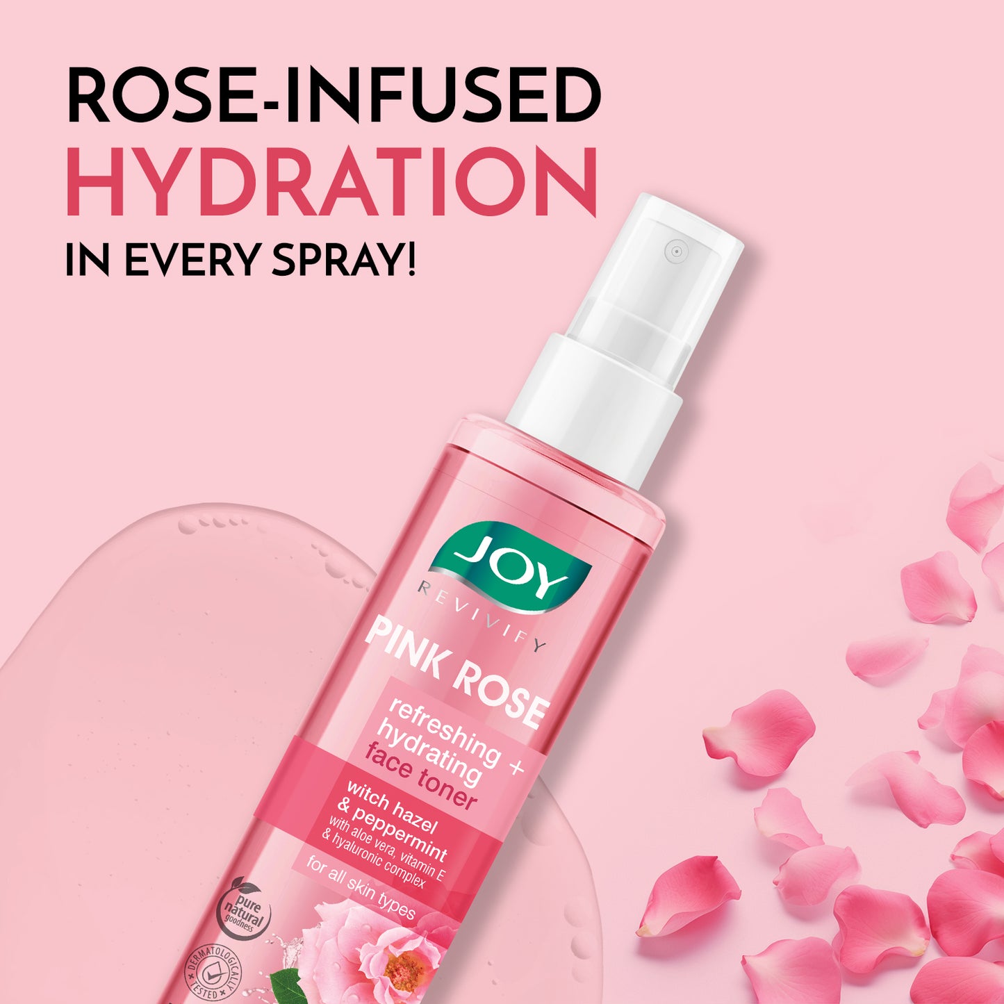 Pink Rose Refreshing + Hydrating Toner