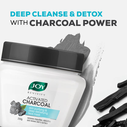 Activated charcoal Skin purifying + Detox face mask