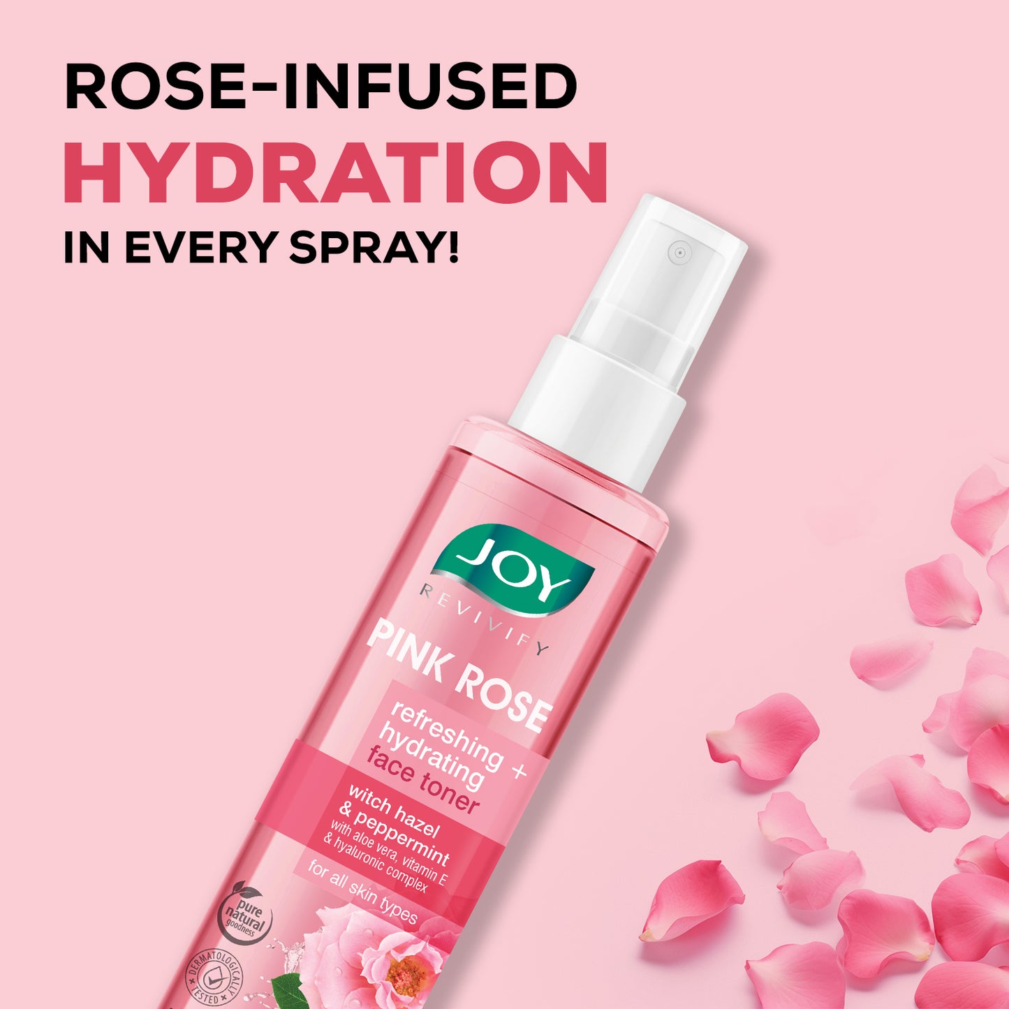 Pink Rose Refreshing + Hydrating Toner