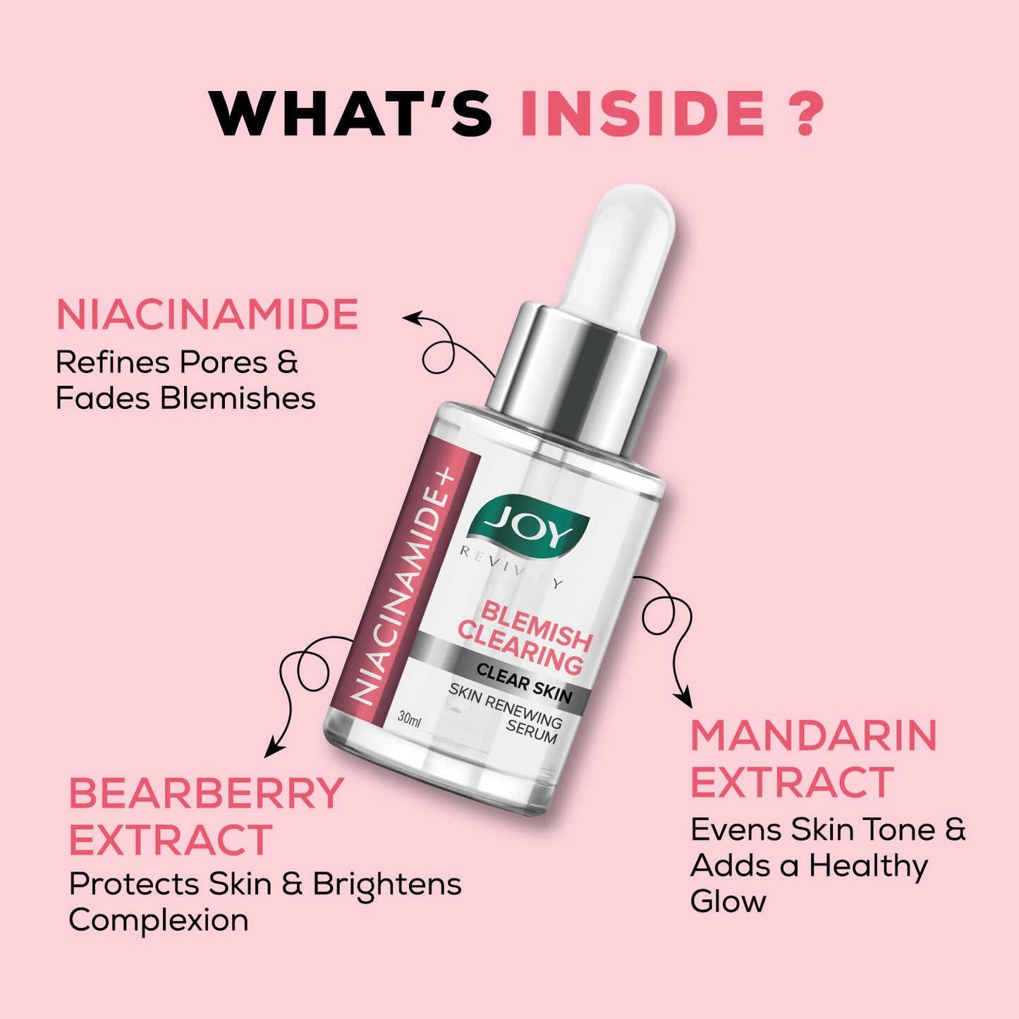 Niacinamide Blemish Clearing + Skin Renewing Face Serum