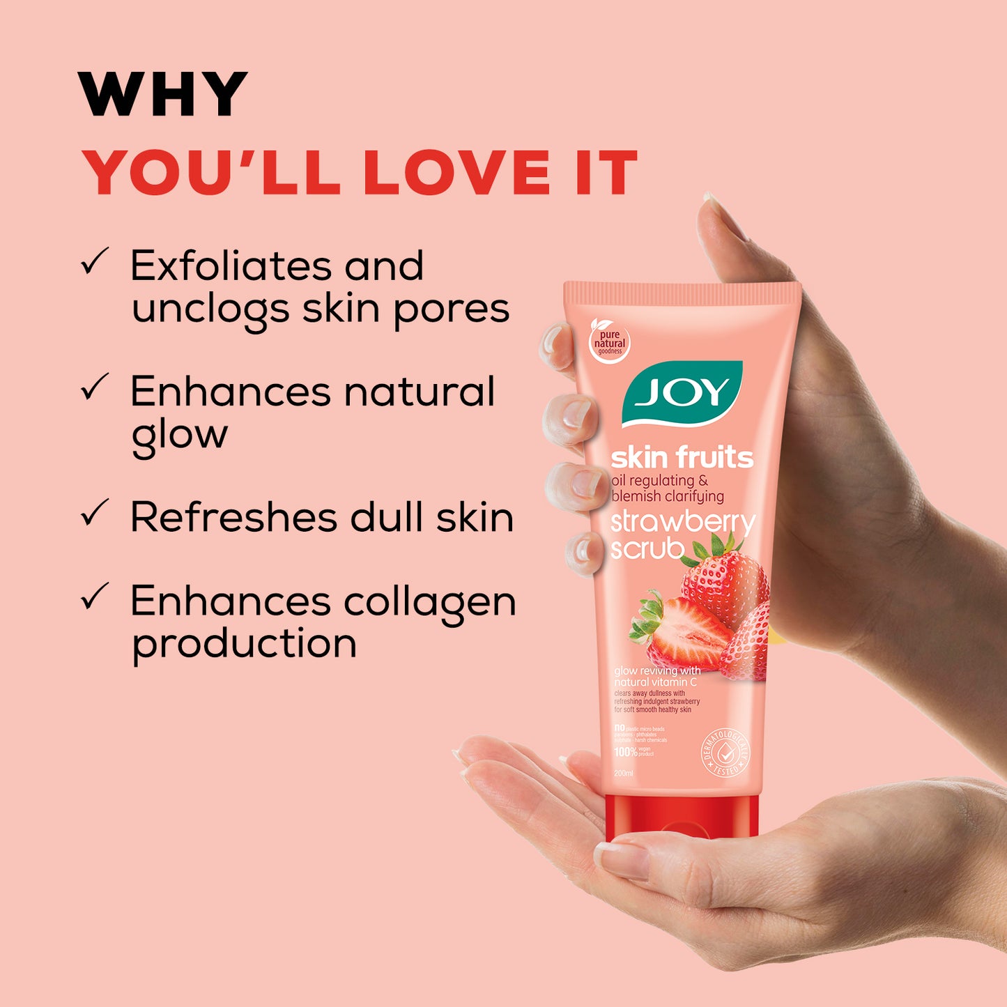 Oil Regulating + Blemish Clarifying Strawberry Scrub