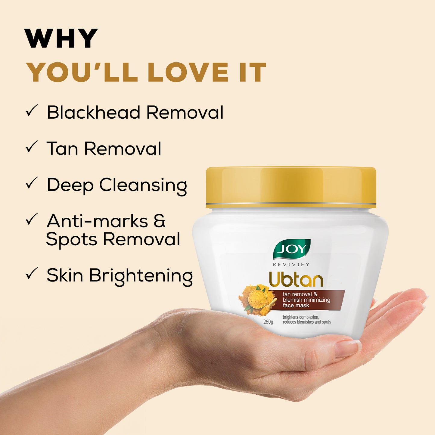 Ubtan Tan Removal + Blemish Minimizing face mask