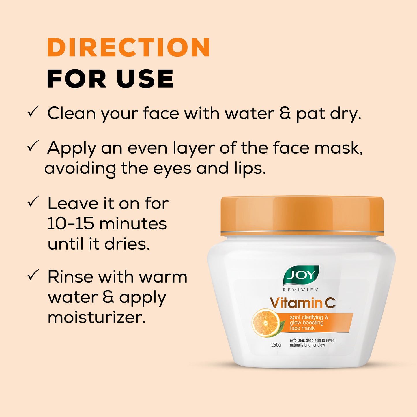 Vitamin C Spot Clearing + Glow Boosting Face Mask