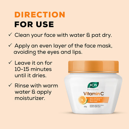 Vitamin C Spot Clearing + Glow Boosting Face Mask
