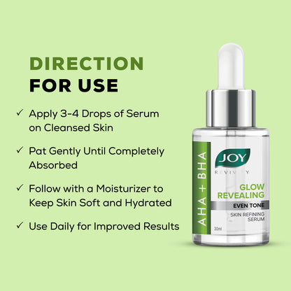 AHA+BHA Glow Revealing + Skin Refining Serum