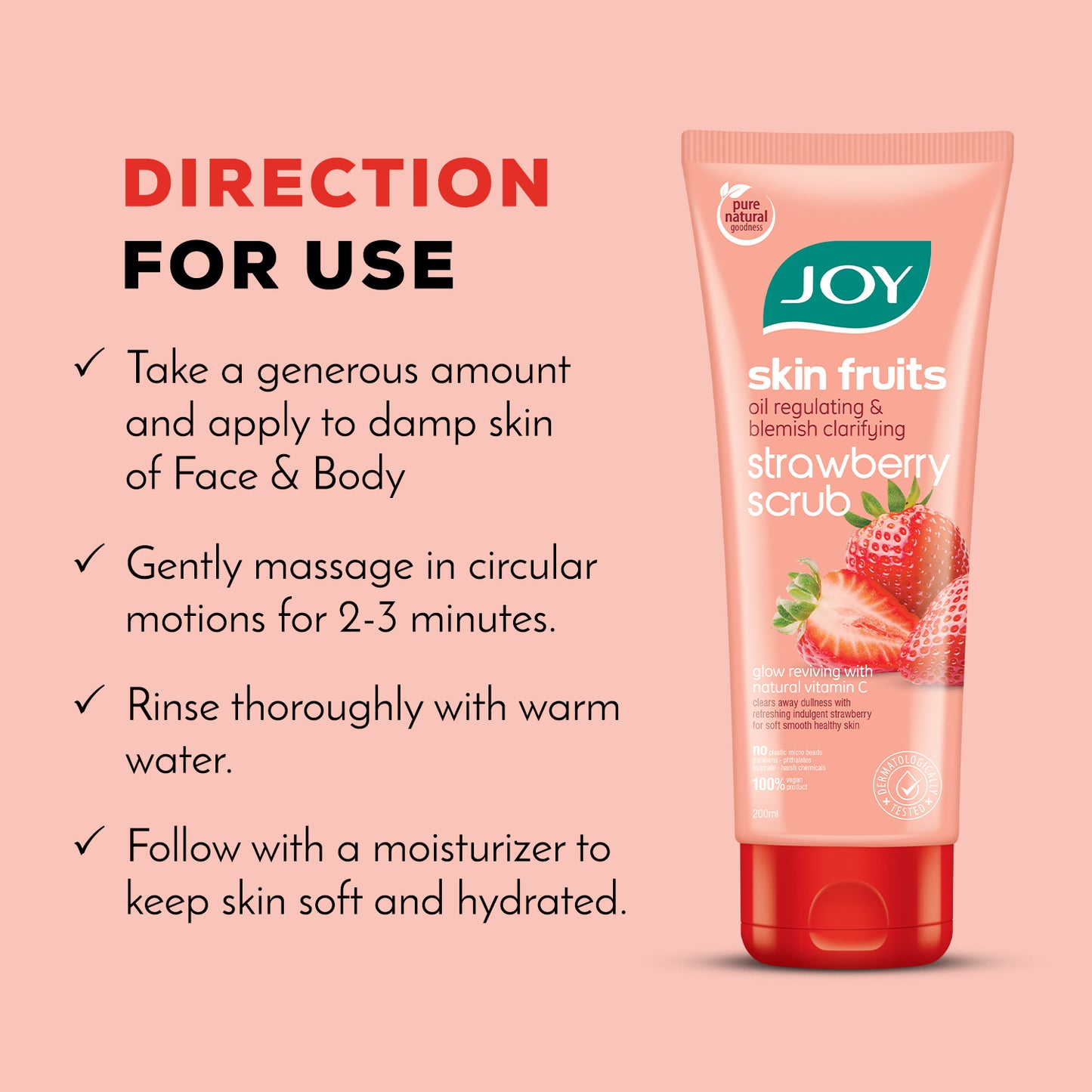 Oil Regulating + Blemish Clarifying Strawberry Scrub