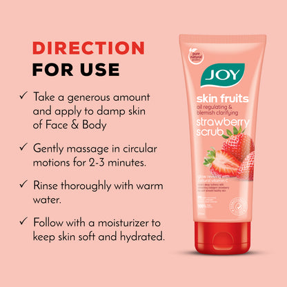 Oil Regulating + Blemish Clarifying Strawberry Scrub