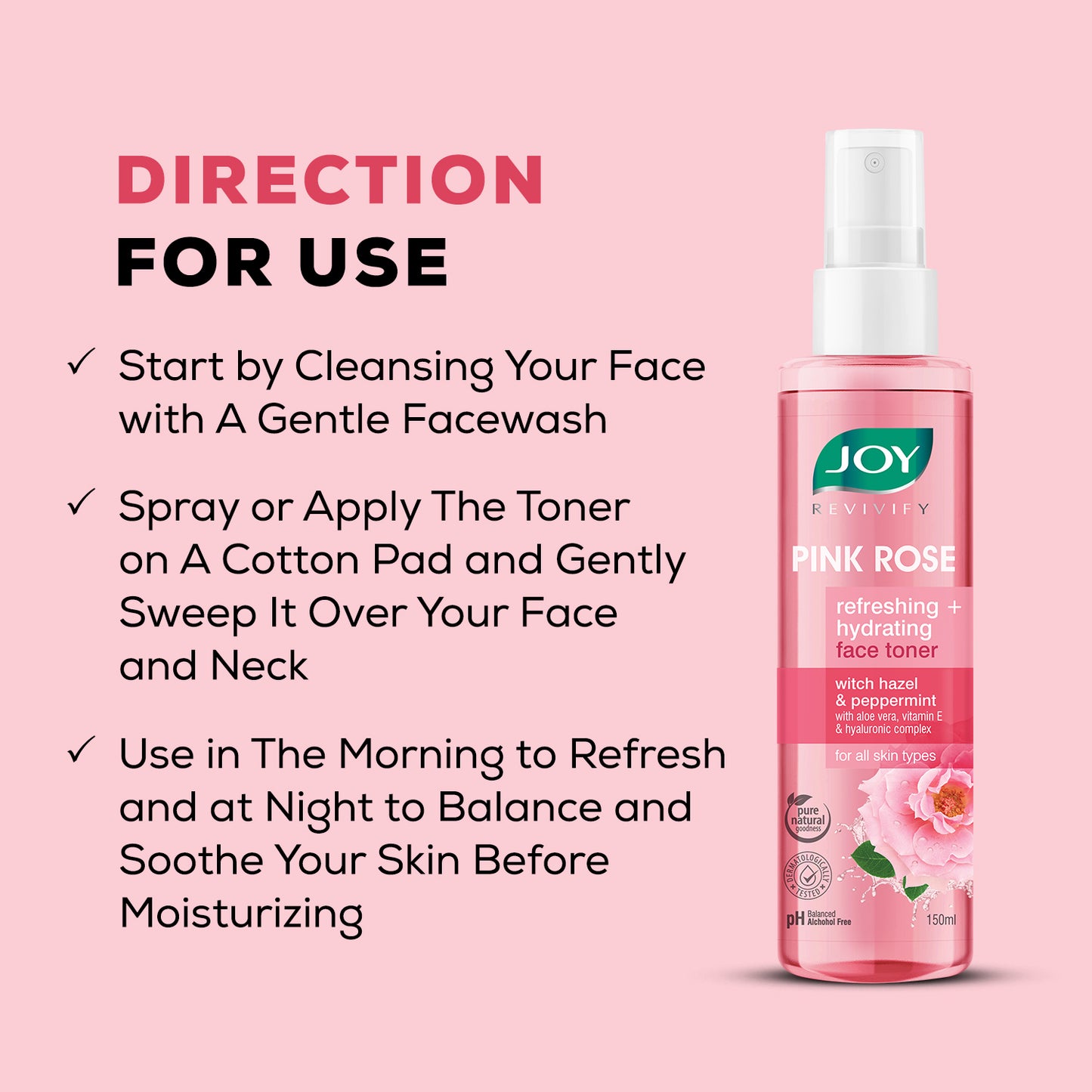 Pink Rose Refreshing + Hydrating Toner