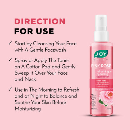 Pink Rose Refreshing + Hydrating Toner