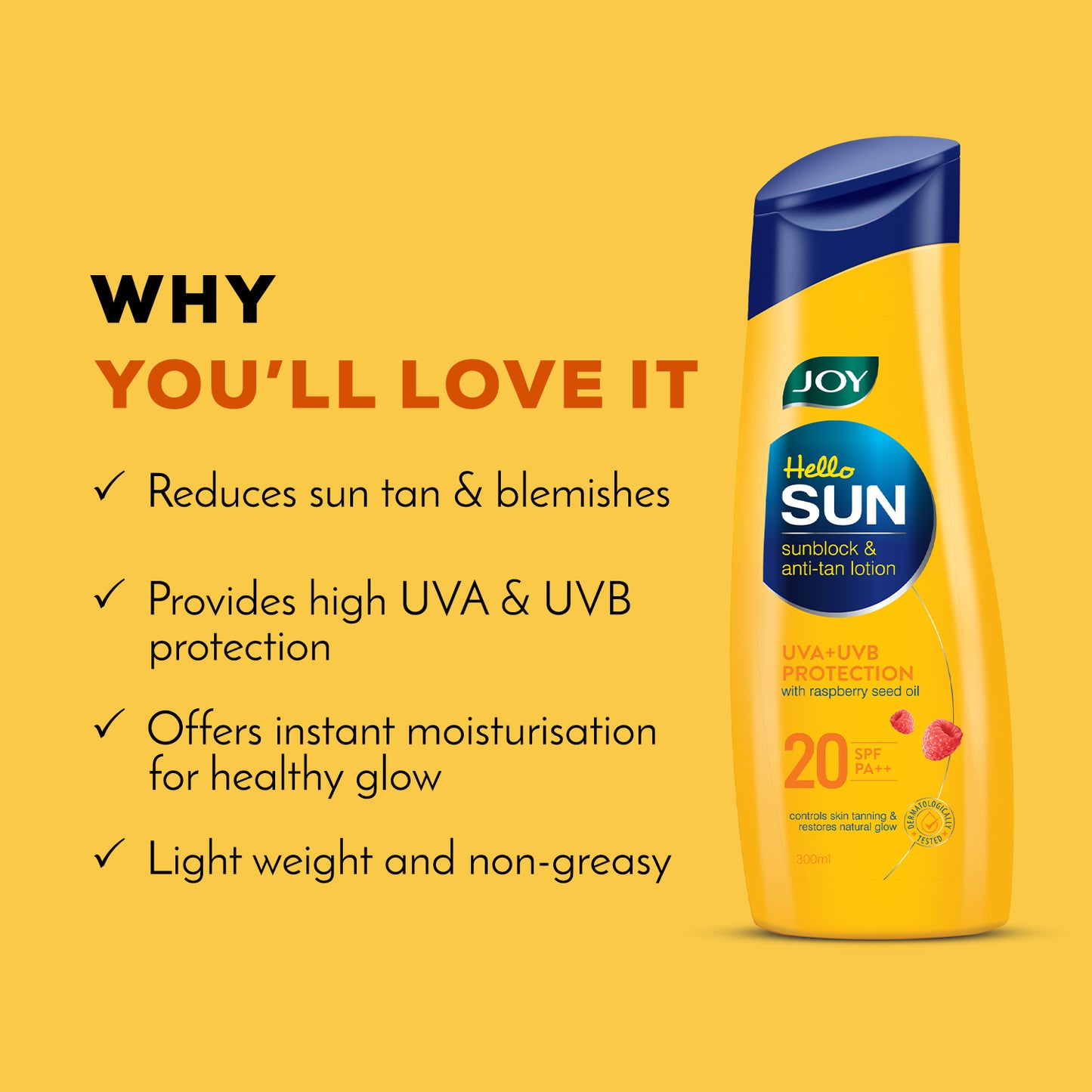 Sunblock & Anti-Tan Sunscreen Body Lotion SPF 20 PA++