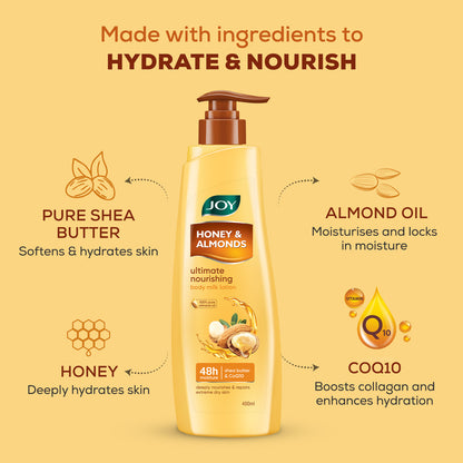 Honey & Almonds Ultimate Nourishing Body Milk Lotion