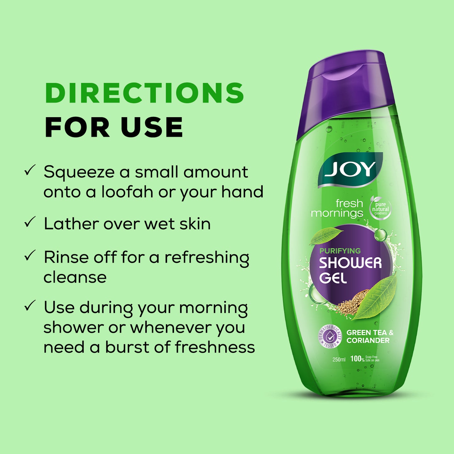 Fresh Morning Purifying Green Tea Shower Gel