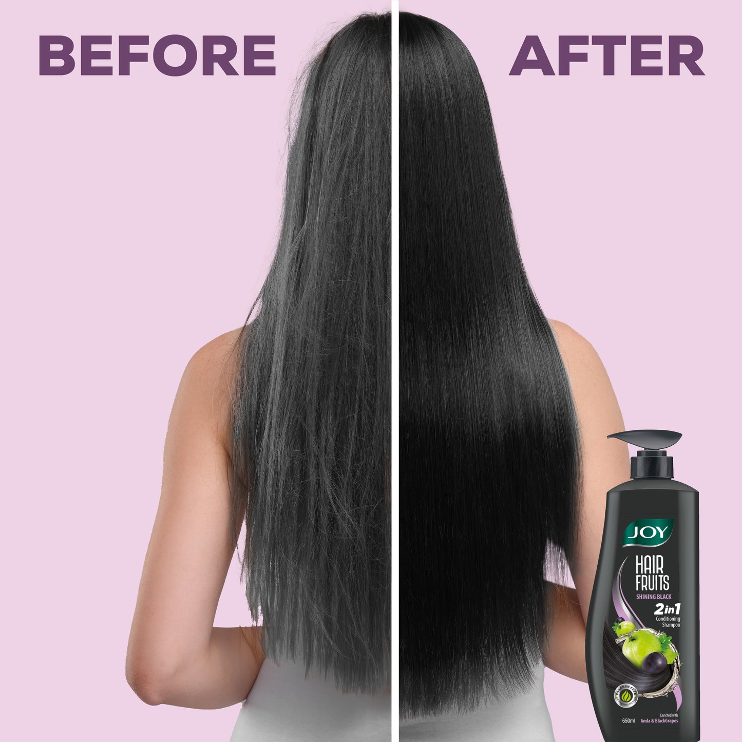 Hair Fruits Shining Black Conditioning Shampoo