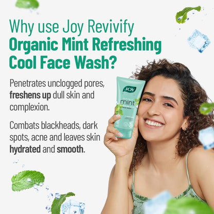 Organic Mint Refreshing Cool Face Wash